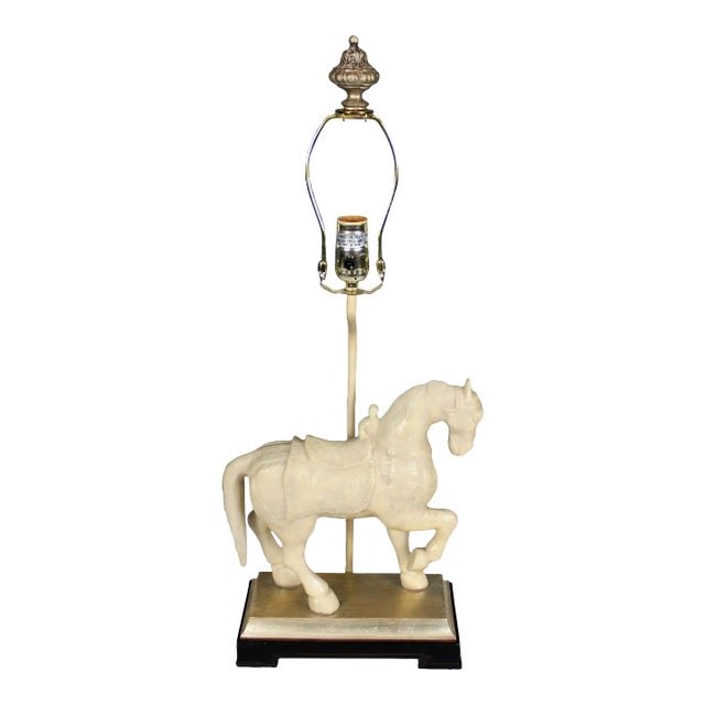 Uttermost Table Lamp Resin Statue of Tang Dynasty Horse For Sale