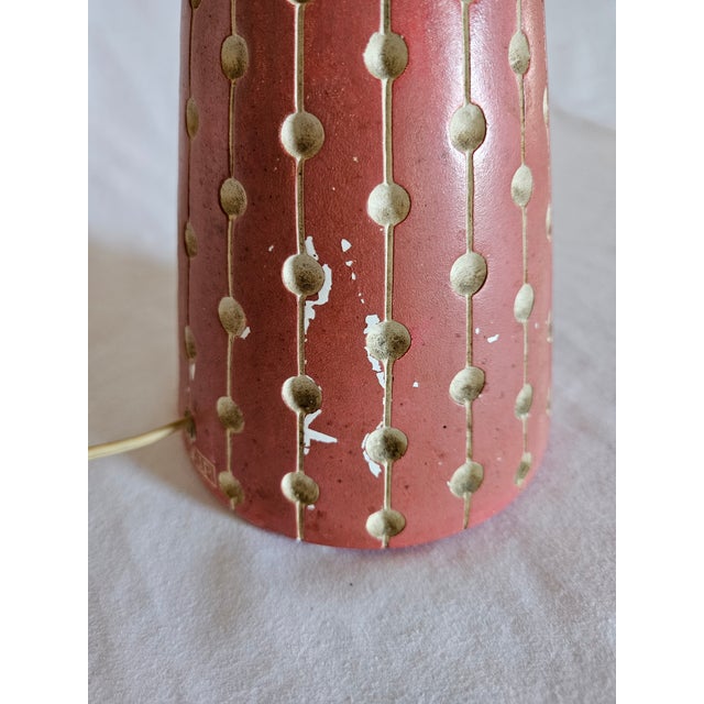 F.A.I.P. 1950s Mid Century Modern Atomic f.a.i.p. Chalkware Ufo Lamp For Sale - Image 4 of 8