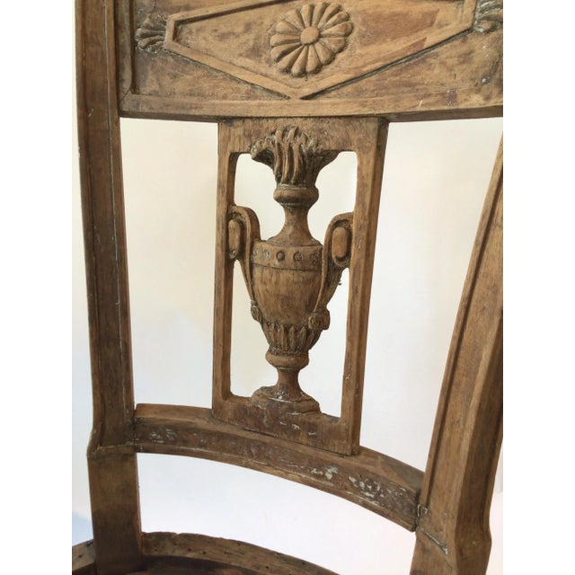 Traditional 1850s French Empire Wood Side Chairs - A Pair For Sale - Image 3 of 12