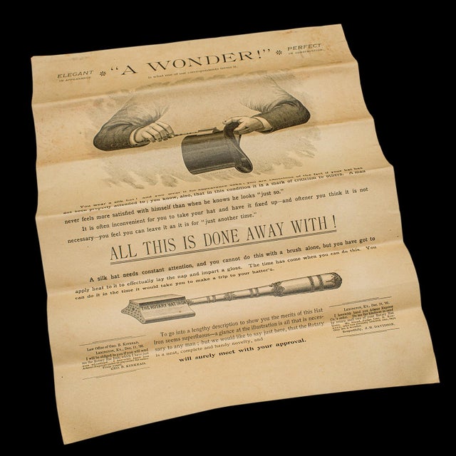 1900's Antique McDonald's Rotary Hat Iron For Sale - Image 12 of 12