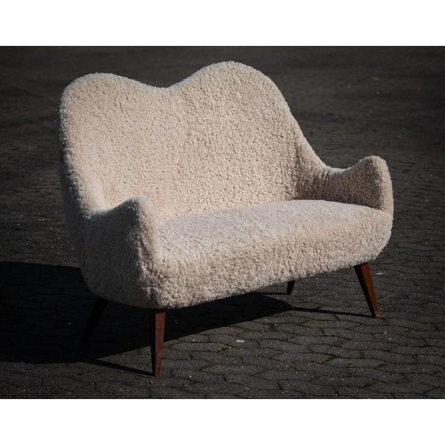Swedish Modern 2-Seater Sofa, 1950s For Sale - Image 4 of 7