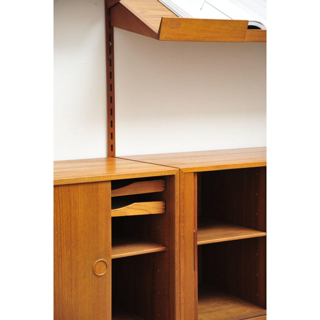 Danish Shelving System in Teak by Kai Kristiansen for Feldballes Møbelfabrik For Sale - Image 11 of 13
