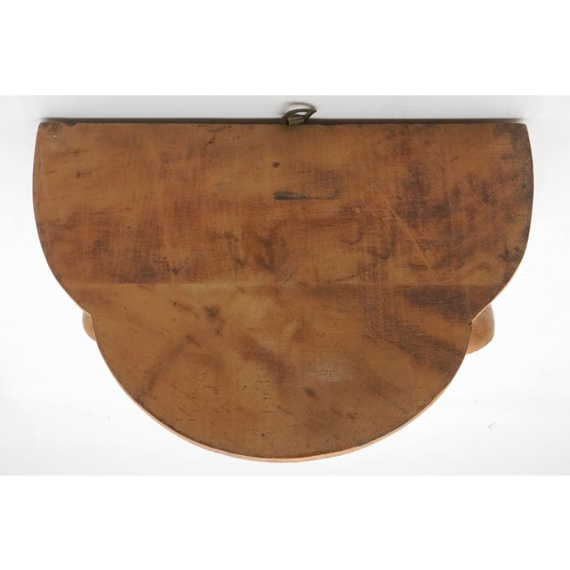 1980s Pair Italian Shell Carved Wood Wall Shelves For Sale In Philadelphia - Image 6 of 9
