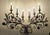 Floral Wall Lamp with 6 Bulbs For Sale - Image 9 of 10