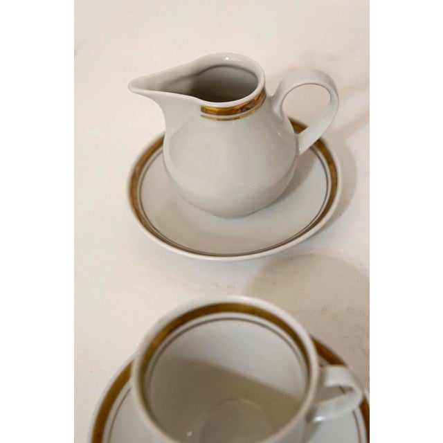 Traditional Vintage Henneberg Porcelain Demitasse Set- 20 Pieces For Sale - Image 3 of 13