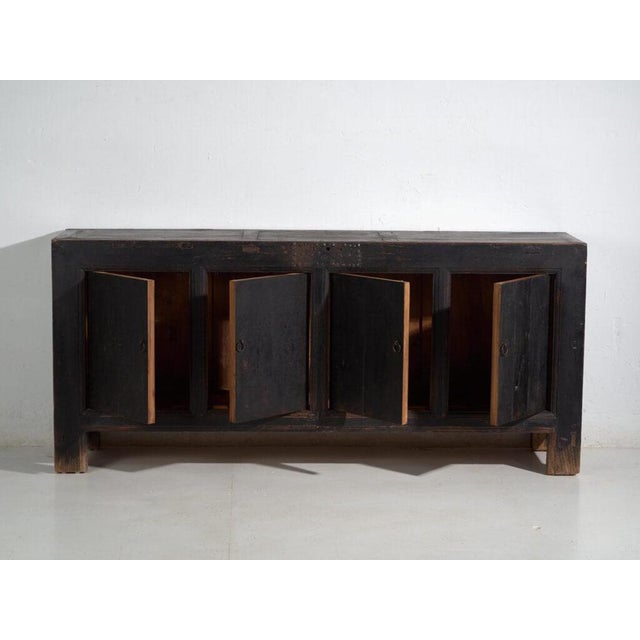 Black Antique Black Painted Sideboard For Sale - Image 8 of 13