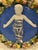This hand crafted sculptural medallion Was made in Italy in the style of Della Robbia a 14th century family working in...
