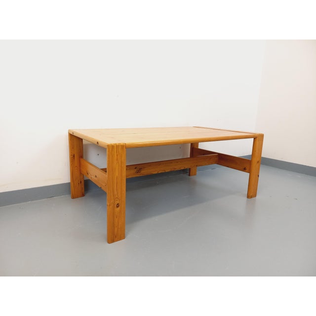 Large Vintage Coffee Table in Pine, 1990s For Sale - Image 4 of 17