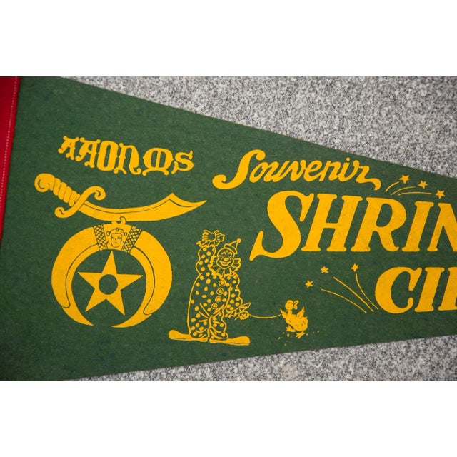 Vintage 1940s / 50s felt flag banner that is so charming and fun! This felt flag banner is in vintage condition and may...