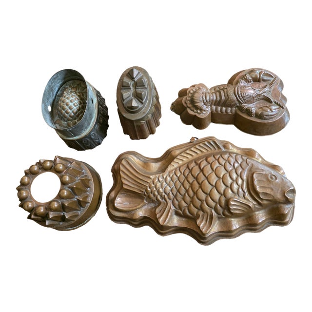 Collection of Copper Molds For Sale
