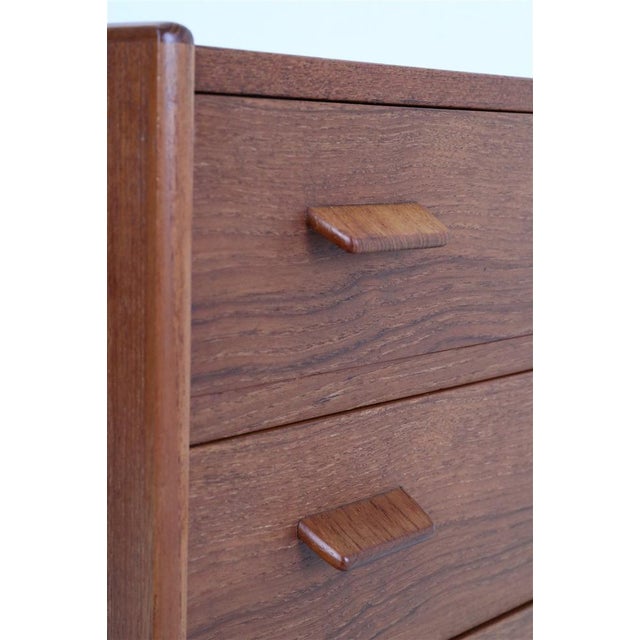 Danish Teak Chest of Drawers by Carl Aage Skov for Munch Møbler, 1960s For Sale - Image 18 of 18