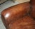 Animal Skin Vintage Chesterfield Sofa in Brown Leather from Halo For Sale - Image 7 of 17