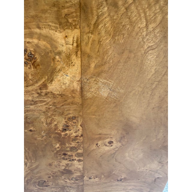 Burl Pedestal Display Column Milo Baughman Style Mid Century Modern For Sale - Image 13 of 14