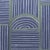 Abstract Sample - Schumacher x BACKDROP Bloomsbury Wallpaper in Deep Navy For Sale - Image 3 of 5