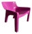 Purple Model Vicario Chair by Vico Magistretti for Artemide, 1970s For Sale