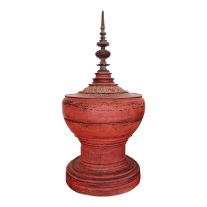 Late 20th Century Shan (Burma) Burmese Lacquer Hsun Ok (Food Offering Vessel)