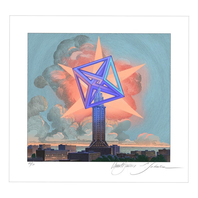 François Schuiten and Laurent Durieux, On the Shoulders of Giants, 2026, Pigment Print For Sale