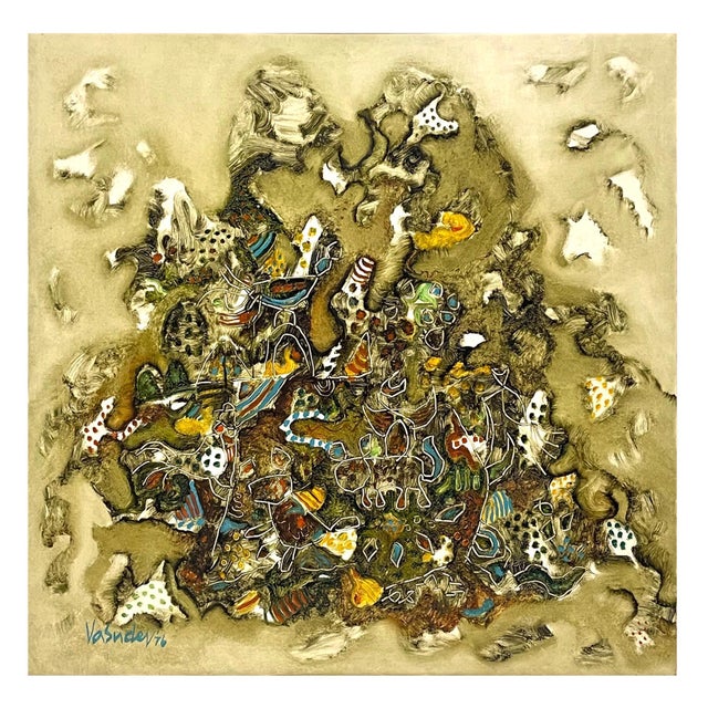 Textile Setlur Gopal Vasudev Painting For Sale - Image 7 of 7