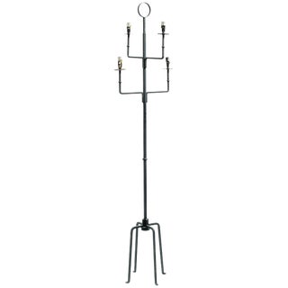 Parzinger Style Iron Floorlamp For Sale