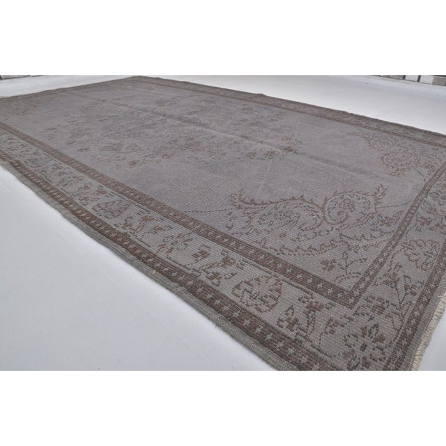 1960s Home Living Handknotted Wool Carpet For Sale In Phoenix - Image 6 of 8