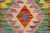 1990s Tribal Turkish Kilim Rust Gray Hand-Woven Wool Rug For Sale - Image 5 of 9