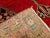 Persian Vintage Mazgalan Area Rug, Hand-Knotted Wool, Geometric Pattern, 5x7, Red & Navy For Sale - Image 3 of 18