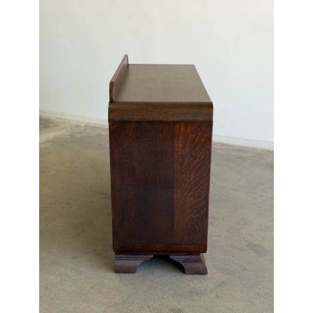 1940s Art Deco Waterfall Cabinet For Sale - Image 16 of 18