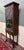 Wood Antique English Oak Jacobean Revival Bookcase Barley Twist Display Cabinet C1890 For Sale - Image 7 of 17