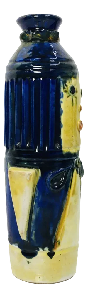 Industrial Artist Ceramic Vase by Erzsébet Fórizsné Sárai, Hungarian, 1970s