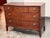 Federal-Style Mahogany Serpentine Three Drawer Dresser, Vintage For Sale - Image 4 of 12