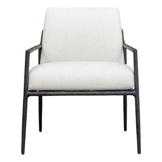 Thayer Outdoor Upholstered Lounge Chair For Sale
