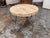 Artisan Made Fossilized Stone Side Table For Sale - Image 4 of 12