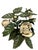 Metal Vintage Italian Gilt Tole Potted White Roses Floral / Flowers / Rose Floral Arrangement / Sculpture For Sale - Image 7 of 9