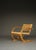 Oak framed cantilever chair with thick rope woven seat and back. 1930s. My Home/ The Hague. Comfortable chair, designed by...