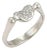 Tiffany & Co. Peretti Diamonds Platinum Mini Bean Ring, Size 4 For Sale
