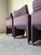 1980s Postmodern Vladimir Kagan Style Upholstered Dining Armchairs With Casters – Set of 4 For Sale - Image 14 of 17
