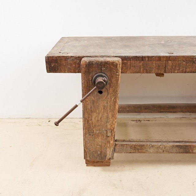 Antique workbench height: 86 width: 211 depth: 77 additional information style: antique production period: before 2010...