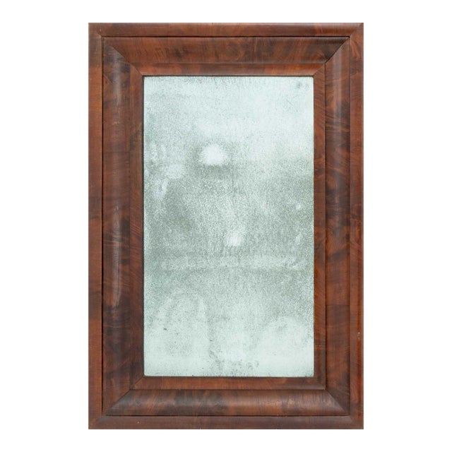 American Flame Mahogany Ogee Mirror For Sale