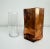 1980s Postmodern Copper Metal Paper Bag Vase For Sale - Image 9 of 11