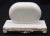 Ceramic Mid 20th Century Reclaimed 6. In. White Ceramic Recessed Soap Dish For Sale - Image 7 of 8