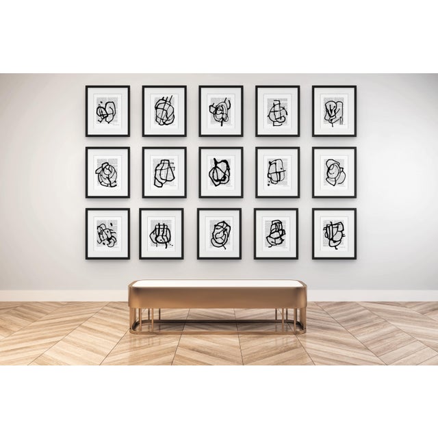 Black & White Abstractions is a complete collection of 15 contemporary abstract fine art prints by artist Diane Grant,...