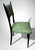 Ico Parisi Style – Set of 6 Ebonized Wood Chairs With Green Upholstery For Sale - Image 10 of 18