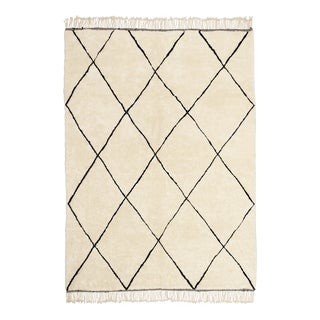 Hand-Knotted Wool Rug by Azele Studio For Sale