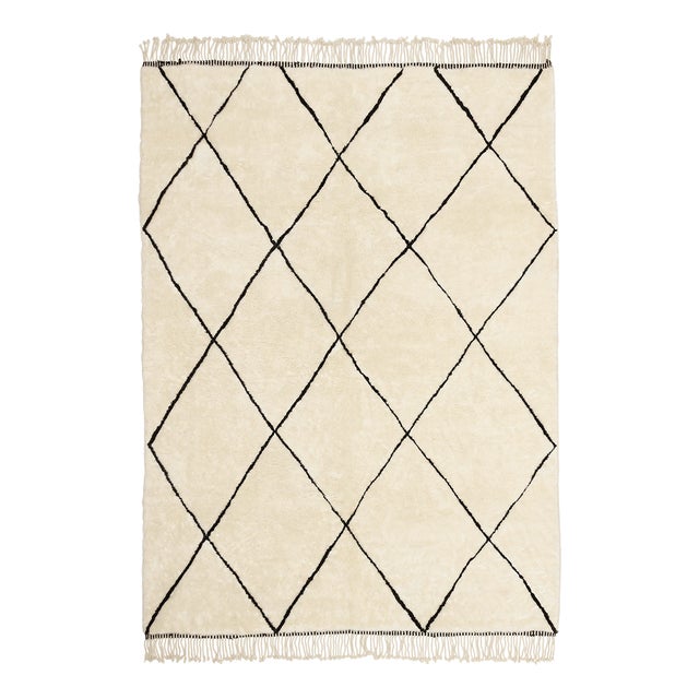Hand-Knotted Wool Rug by Azele Studio For Sale