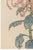 Pink Floral Giclee, Vintage Japanese Botanical Art Print, 36" X 54" For Sale - Image 4 of 8
