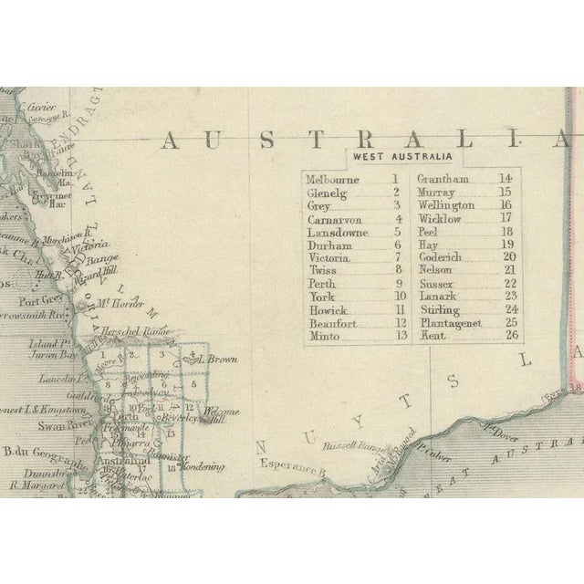 The Tallis and Rapkin Map of Pre-Queensland, 1851 For Sale - Image 3 of 8