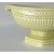 1950s Vintage C.1950's Ceramic Glazed Chartreuse Trophy Urn Compote Bowl For Sale - Image 5 of 10