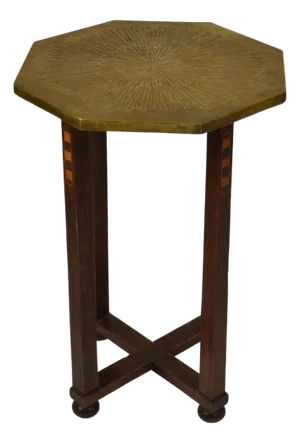 Modernist Dutch Amsterdam School Side Table, 1920s