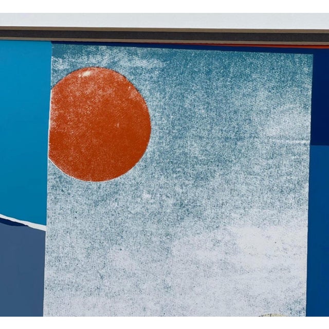 Blue Romare Bearden, 1911-1988, “Martin Luther King, Jr. Mountain Top” Lithograph For Sale - Image 8 of 9