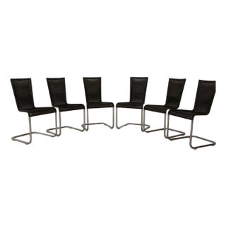 Dark Grey B20 Chairs from Tecta, Set of 6 For Sale